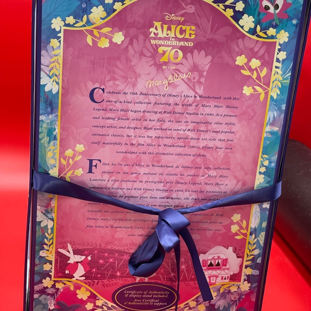Disney Alice in Wonderland Limited edition Doll - Picture 8 of 8
